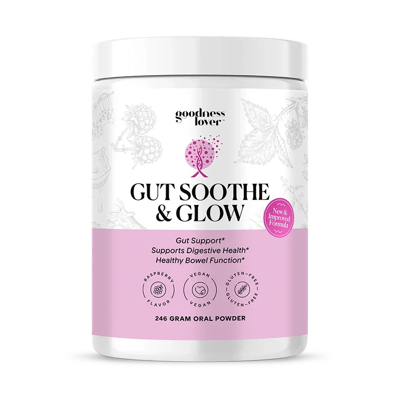 One bottle of Gut Soothe & Glow