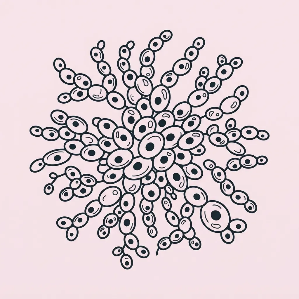 Probiotic yeast culture icon