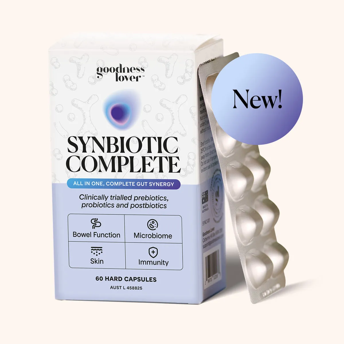 Synbiotic Complete: 3-in-1 microbiome support formula